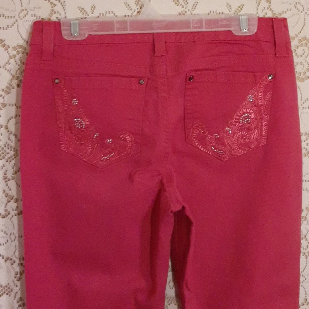 WEEKEND Dark Pink Pants - Sparkly Pockets